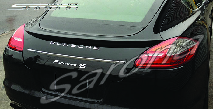 Custom Porsche Panamera  Sedan Trunk Wing (2010 - 2013) - $690.00 (Part #PR-010-TW)